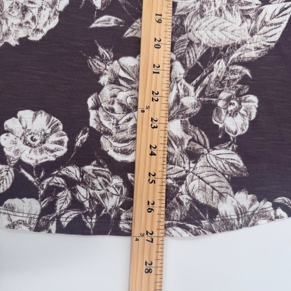 Maurices Top Women 2X NEW Brown Floral Tank Sleeveless Light Knit Comfy Tropical - Picture 7 of 8